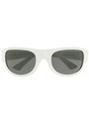 Retrosuperfuture Oversized Sunglasses In White