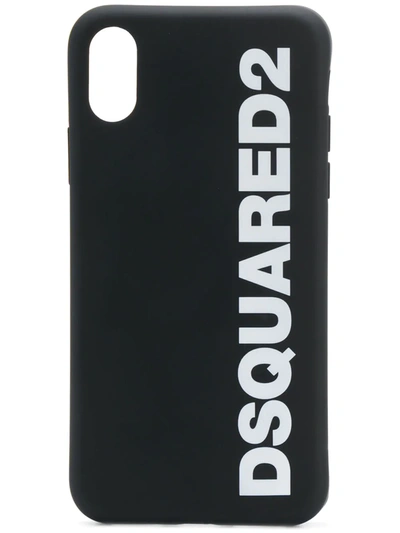 Dsquared2 Logo印花橡胶iphone X/xs手机壳 In Black