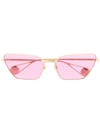 GUCCI square frame sunglasses