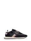 GHOUD RUSH SNEAKERS IN BLACK SUEDE AND LEATHER,10984100