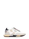 GHOUD RUSH SNEAKERS IN WHITE SUEDE AND LEATHER,10984101