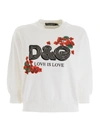 DOLCE & GABBANA LOVE IS LOVE SWEATSHIRT,10984088