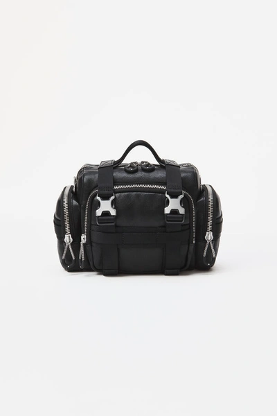 Alexander Wang Surplus Leather Duffle Bag In Black