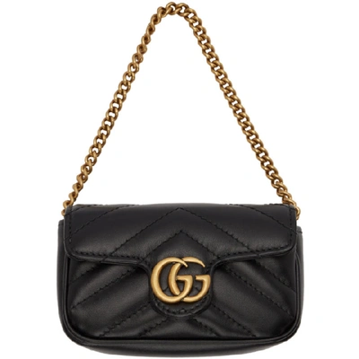 Gucci 黑色 Gg Marmont 卡包 In 1000 Black