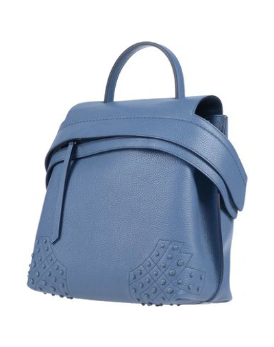 Tod's Backpack & Fanny Pack In Pastel Blue
