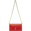 BURBERRY BURBERRY RED SMALL TB ENVELOPE BAG