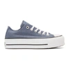 CONVERSE CONVERSE BLUE CHUCK TAYLOR ALL STAR LIFT SNEAKERS