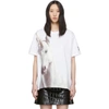 BURBERRY White Oversized Carrick T-Shirt