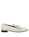 Bally Loafers In Ivory
