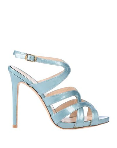 Aldo Castagna Sandals In Sky Blue