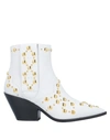CASADEI CASADEI WOMAN ANKLE BOOTS WHITE SIZE 6.5 CALFSKIN,11731457UB 13