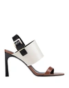 Roger Vivier Sandals In Ivory