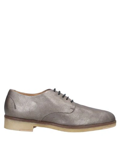 Alberto Guardiani Laced Shoes In Dove Grey