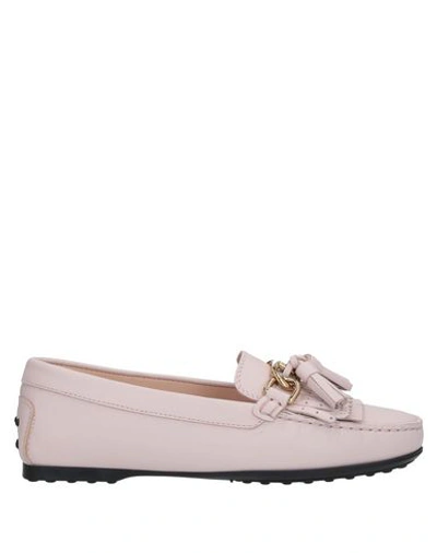 Tod's Loafers In Pink