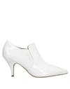 Tory Burch Georgina 80 Leather Ankle Boots In White