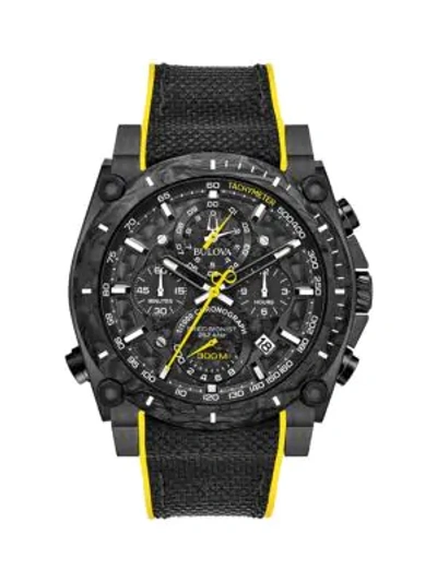 Bulova Men's Precisionist Chronograph Black Ip Stainless Steel Watch