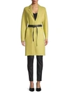 VALENTINO Belted Virgin Wool Cashmere Coat