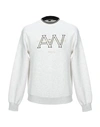 Alexander Wang Sweatshirt In Light Grey