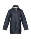 Stutterheim Full-length Jacket In Dark Blue