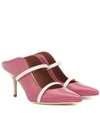 MALONE SOULIERS MAUREEN 70 LEATHER MULES,P00397525