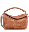 LOEWE PUZZLE SMALL LEATHER SHOULDER BAG,P00404782