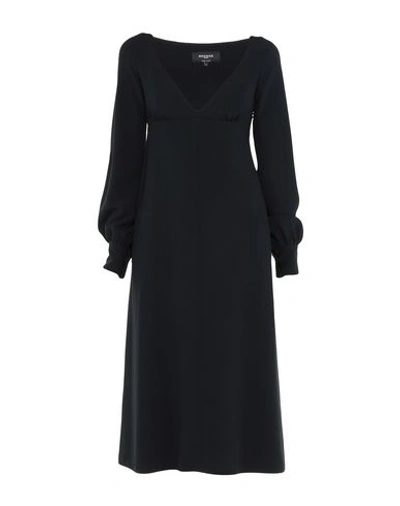 Rochas Midi Dress In Black