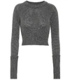 PRADA CROPPED CASHMERE SWEATER,P00405520