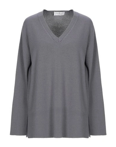 Della Ciana Cashmere Blend In Lead