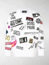 DSQUARED2 LOGO STICKER PRINT SWEATSHIRT,S71GU0286S2503013792180