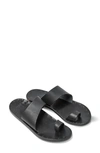 Beek Finch Toe Ring Slides In Black/ Black