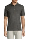 John Varvatos Washed Cotton Polo In Cement