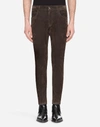 DOLCE & GABBANA FIVE-POCKET trousers IN STRETCH COTTON