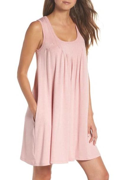 Papinelle Pleated Chemise In Vintage Pink