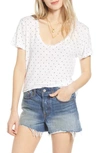 Rails Luna Tee In Black Mini Dots