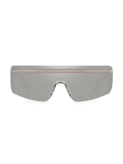 Versace Rock Icons Shield Sunglasses In Gunmetal