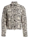 ATM ANTHONY THOMAS MELILLO WOMEN'S SNAKE PRINT QUILTED PUFFER JACKET,0400011239315
