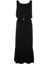 DEREK LAM BELTED LONG DRESS