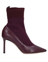 Jimmy Choo Ankle Boots In Maroon