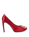Roger Vivier Pumps In Red