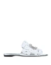 Roger Vivier Sandals In Silver