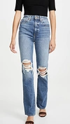 KHAITE Danielle High Rise Stovepipe Jeans,KHAIT30024