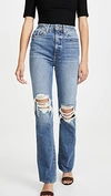 Khaite Danielle High Rise Stovepipe Jeans Portland In Portland
