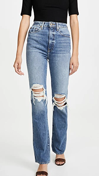 KHAITE DANIELLE HIGH RISE STOVEPIPE JEANS PORTLAND,KHAIT30024