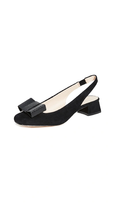 Kate Spade Sierra Block Heel Pumps In Black