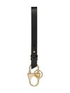 PRADA LEATHER STRAP KEYCHAIN