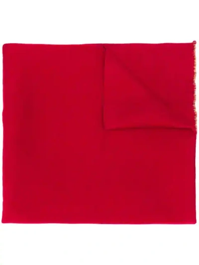 Fendi Ff Monogram Scarf - 红色 In Red