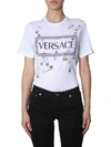 VERSACE VERSACE SAFETY PIN PRINT T
