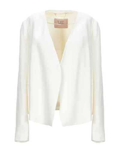 Twinset Suit Jackets In Off White