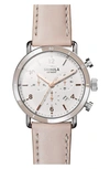 SHINOLA THE CANFIELD CHRONO LEATHER STRAP WATCH, 40MM,S0120089883