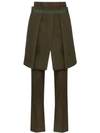 SACAI APRON FRONT TROUSERS